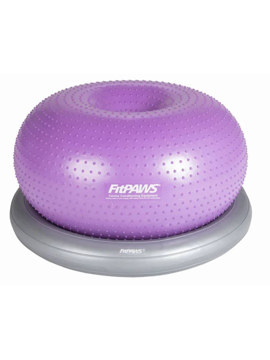 Fitpaws balanční míč pro domácí mazlíčky trax donut 55 cm fialový