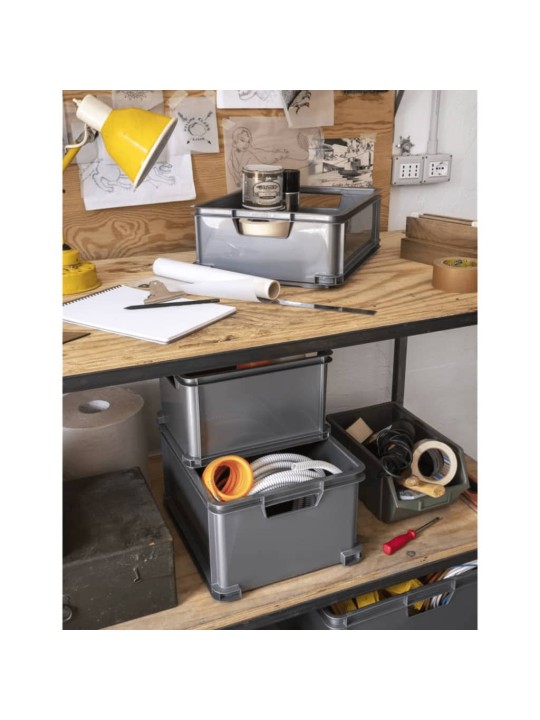 Curver úložný box unibox l 30 l šedý
