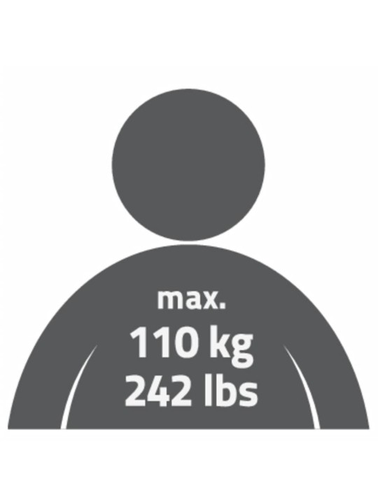 Ridder madlo 30 cm černé hliník