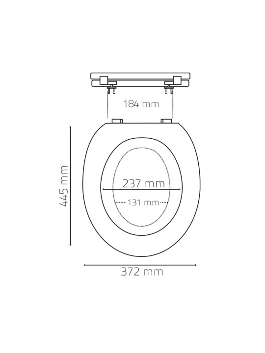 RIDDER WC sedátko Generation s pomalým zavíráním bílé 2119101