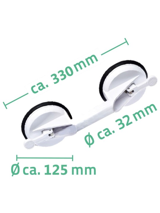RIDDER Koupelnové přísavné madlo 12,5 cm 100 kg A0150201