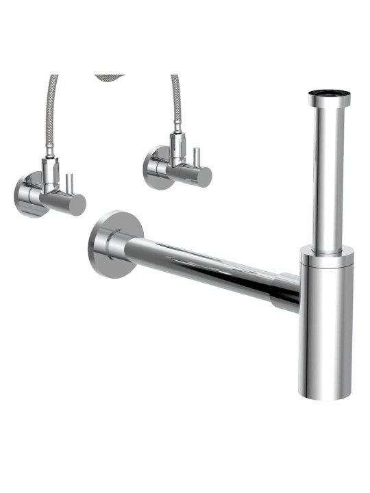 Schütte designový umyvadlový sifon chrom