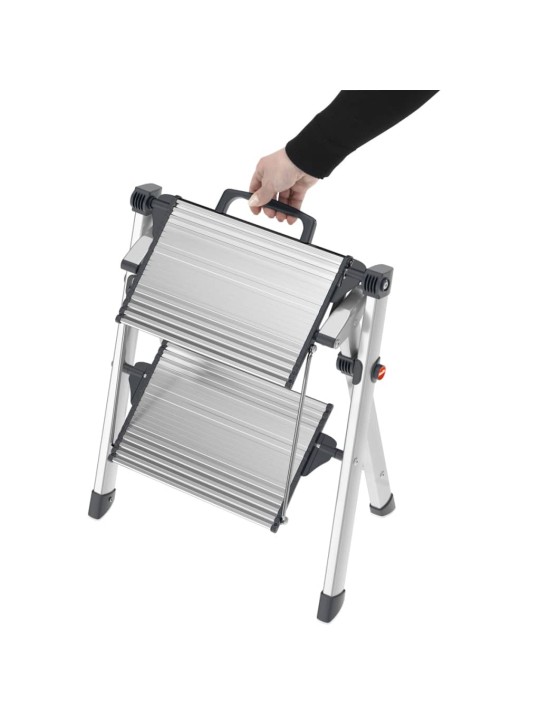 Hailo Schůdky se 2 stupni Mini Comfort 45 cm hliník 4310–100