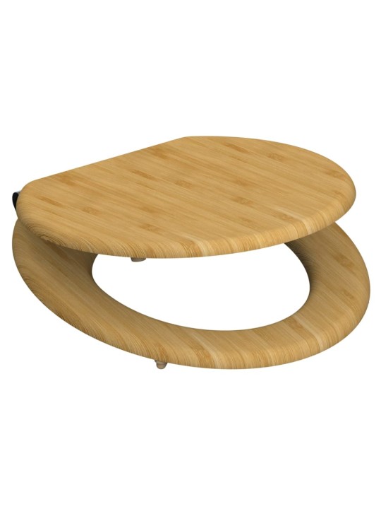 Schütte wc prkénko se soft-close mechanismem natural bamboo