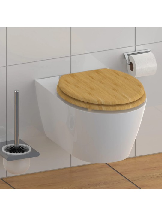 Schütte wc prkénko se soft-close mechanismem natural bamboo