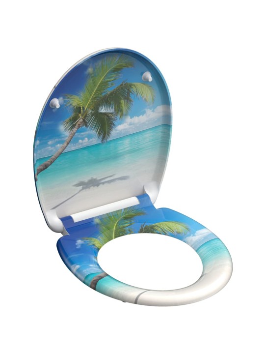 SCHÜTTE WC prkénko se soft-close mechanismem CARRIBEAN s potiskem