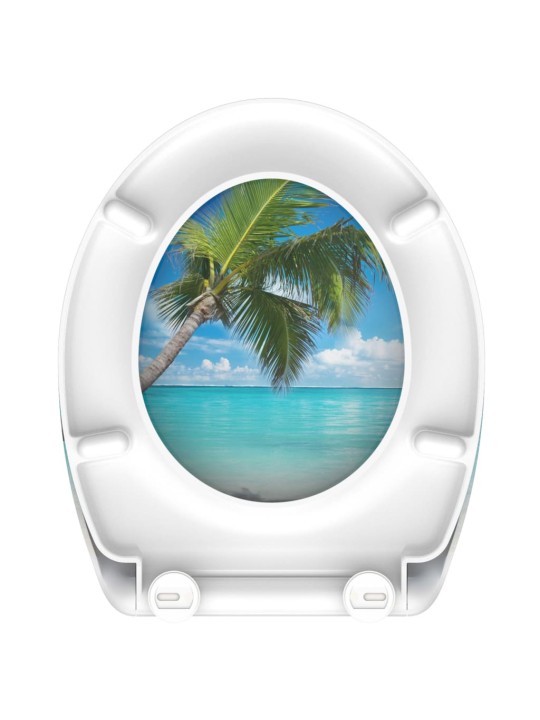 SCHÜTTE WC prkénko se soft-close mechanismem CARRIBEAN s potiskem
