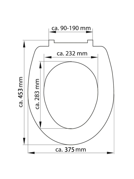 SCHÜTTE WC prkénko se soft-close mechanismem OLD WOOD s potiskem
