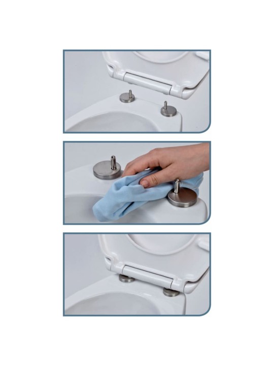Schütte wc prkénko se soft-close mechanismem sea star s potiskem