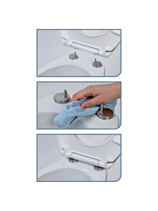 Schütte wc prkénko se soft-close mechanismem wood heart s potiskem
