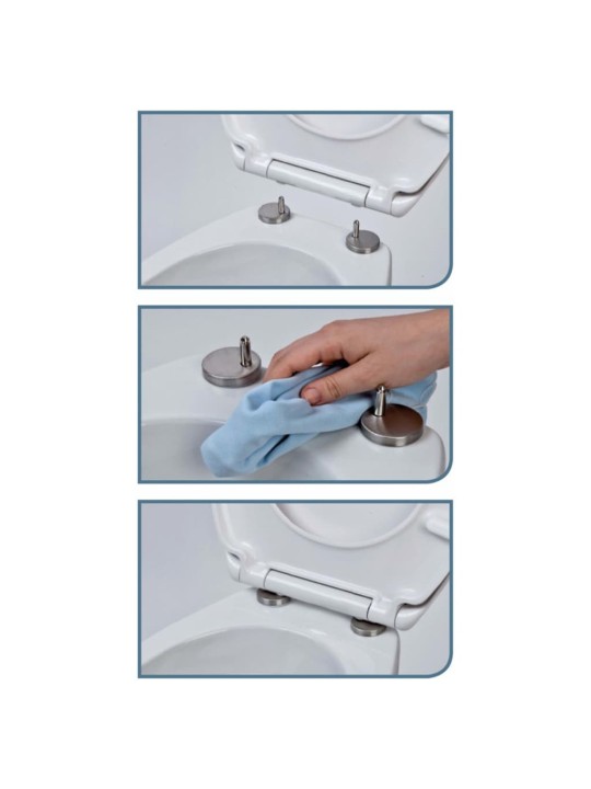 Schütte wc prkénko se soft-close mechanismem lesklé relaxing frog