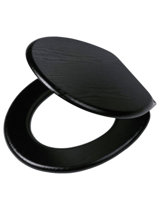 Tiger WC prkénko s pomalým sklápěním Blackwash MDF černé 252030746