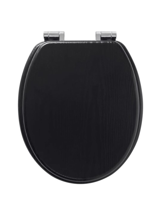Tiger WC prkénko s pomalým sklápěním Blackwash MDF černé 252030746