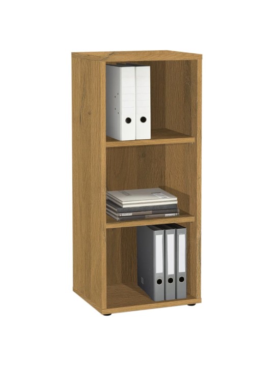Fmd úložný regál se 3 přihrádkami 47,1 x 39,9 x 112,5 cm dub