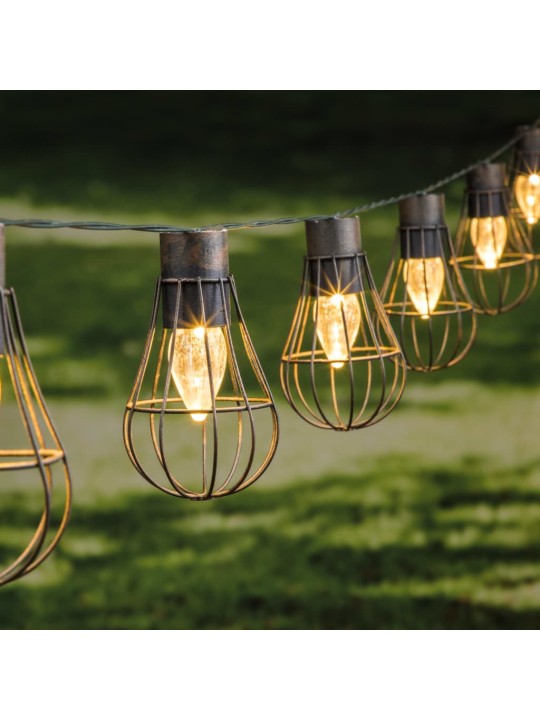 Hi solární světelný led řetěz 10 ks 5,5 cm