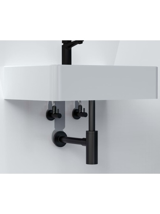 SCHÜTTE Designový sifon černý