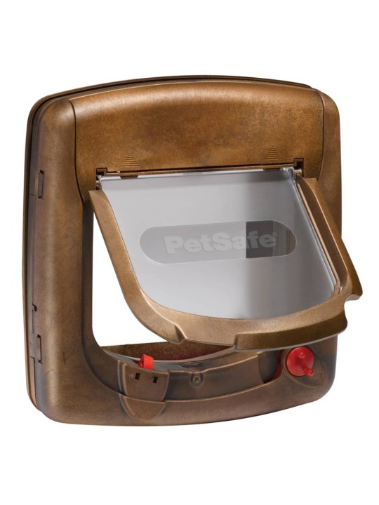 Petsafe magnetická 4cestná dvířka pro kočky deluxe 420 hnědá 5006