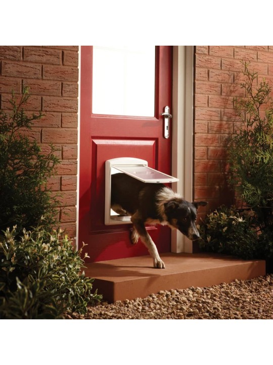 PetSafe 2cestná dvířka pro domácí mazlíčky 740 M 26,7 x 22,8 cm bílá