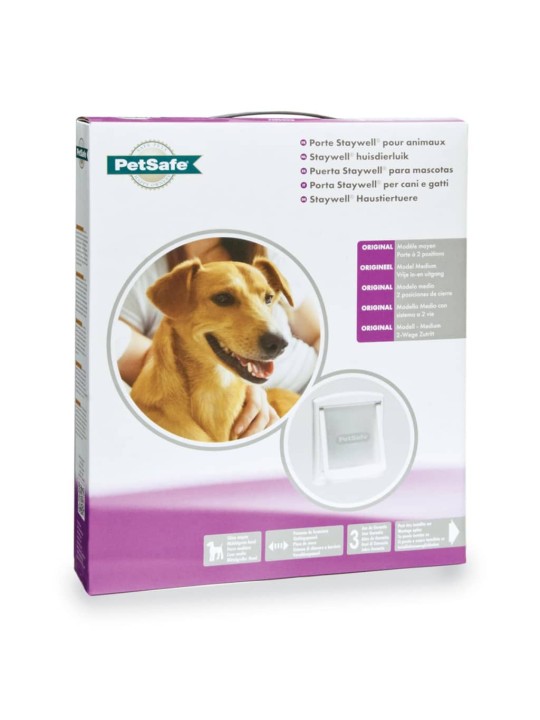 PetSafe 2cestná dvířka pro domácí mazlíčky 740 M 26,7 x 22,8 cm bílá
