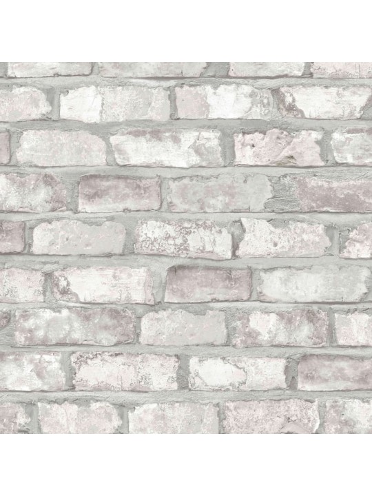 DUTCH WALLCOVERINGS Tapeta cihly bílá EW3104