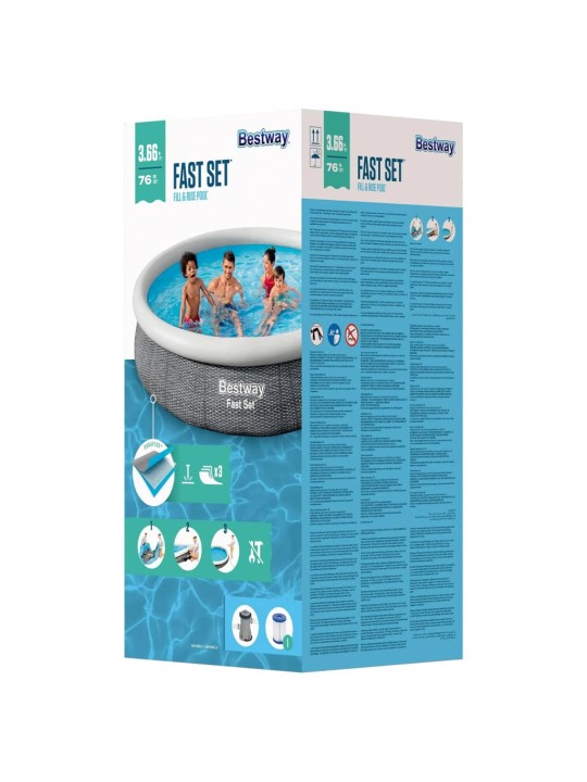 Bestway Bazénový set kulatý 366 x 76 cm