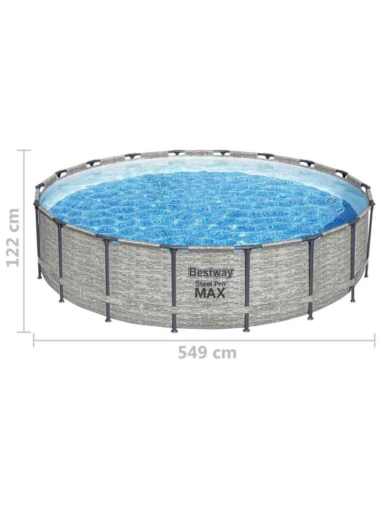 Bestway power steel bazén 549 x 122 cm