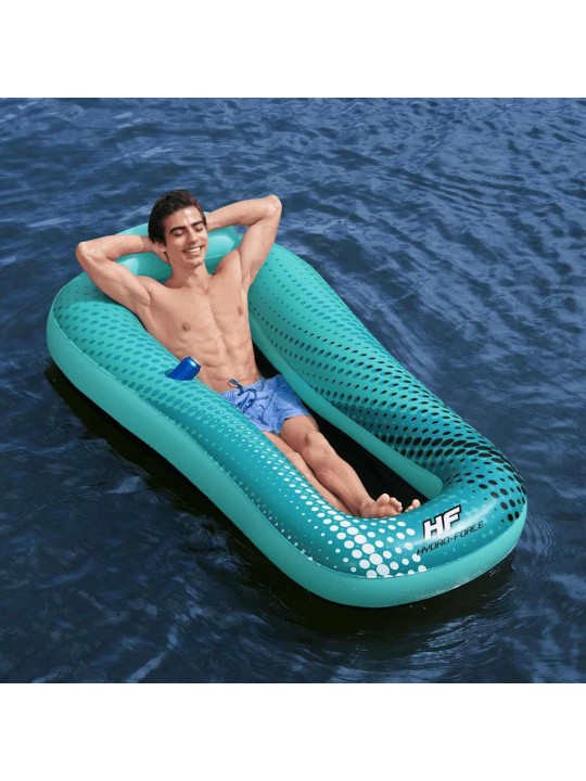 Bestway nafukovací lehátko hydro force sol venture 188 x 109 cm modré