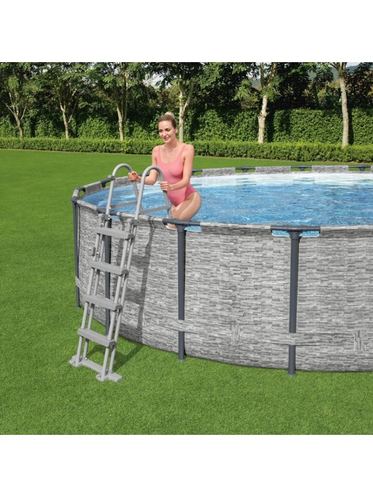 Bestway Bezpečnostní schůdky 4 stupně Flowclear 122 cm