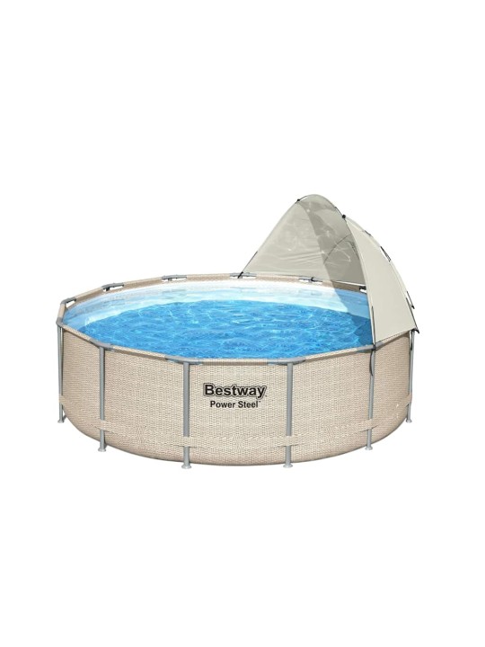 Bestway stříška na nadzemní bazén bílá