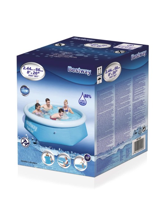 Bestway Fast Set Nafukovací bazén kruhový 244 x 66 cm 57265