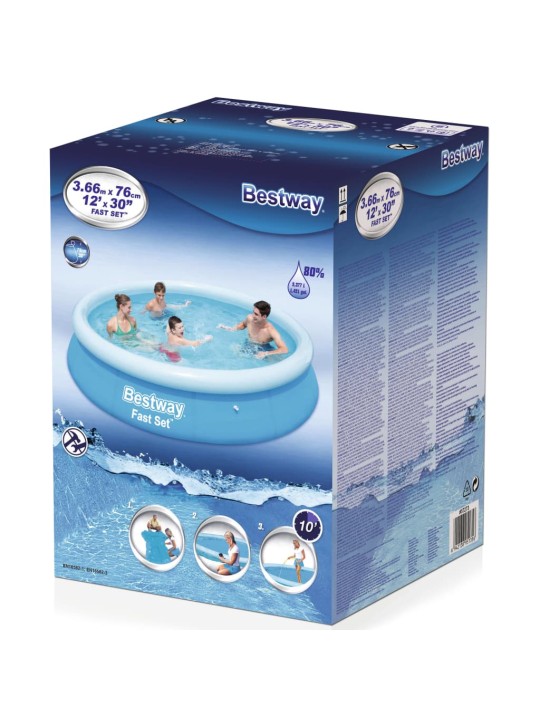 Bestway Fast Set Nafukovací bazén kruhový 366 x 76 cm 57273