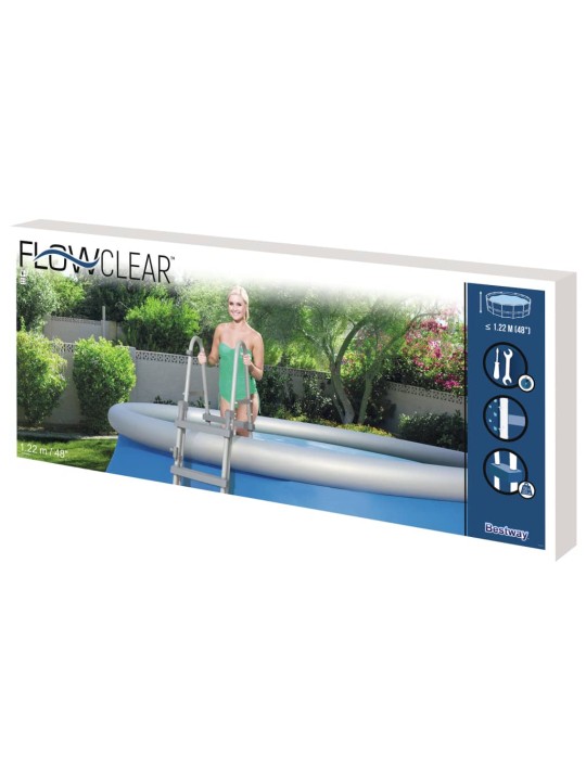 Bestway Bezpečnostní schůdky 4 stupně Flowclear 122 cm