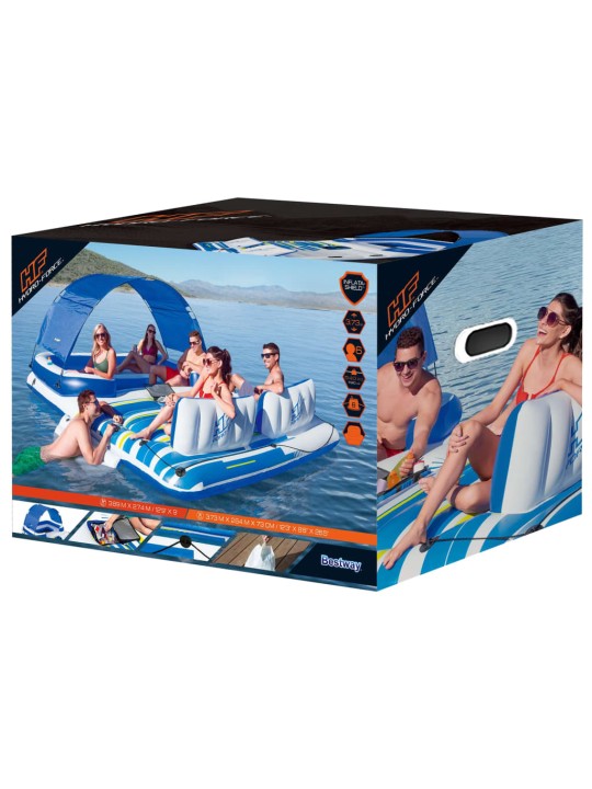 Bestway Nafukovací plovoucí ostrov Tropical Breeze 389 x 274 cm 43105