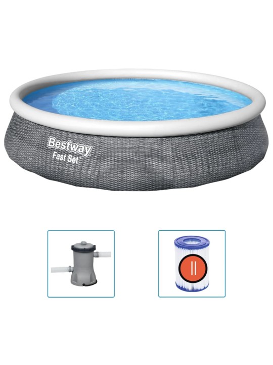 Bestway Fast Set Nafukovací bazénový set s čerpadlem 396 x 84 cm