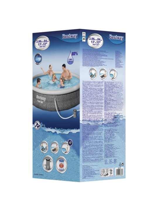 Bestway Fast Set Nafukovací bazénový set s čerpadlem 396 x 84 cm