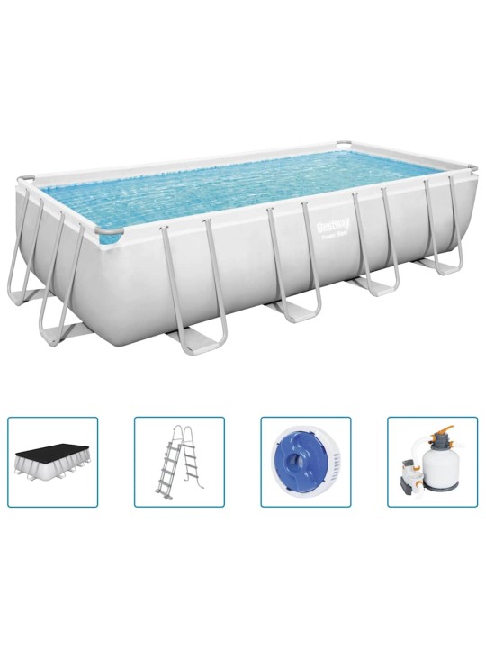 Bestway power steel bazénový set obdélníkový 549 x 274 x 122 cm