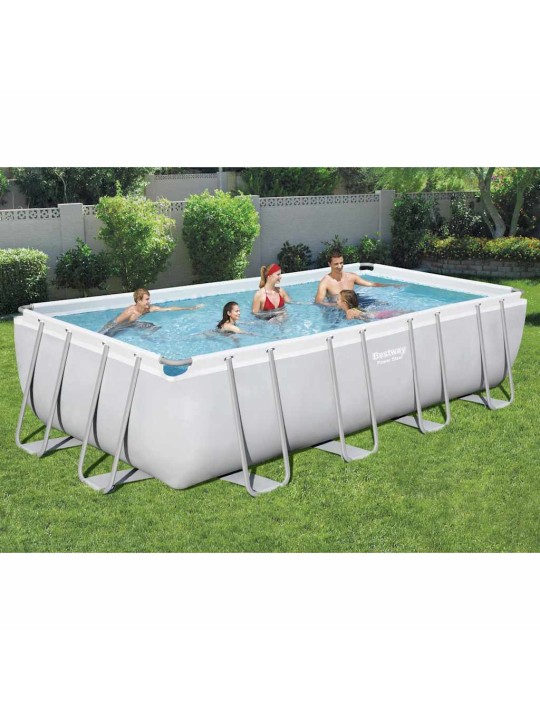 Bestway power steel bazénový set obdélníkový 549 x 274 x 122 cm