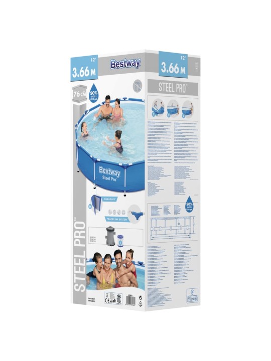Bestway Steel Pro Bazén s rámem 366 x 76 cm