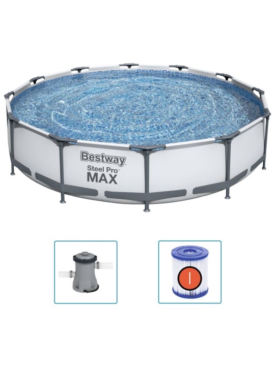 Bestway Bazén Steel Pro MAX s příslušenstvím 366 x 76 cm