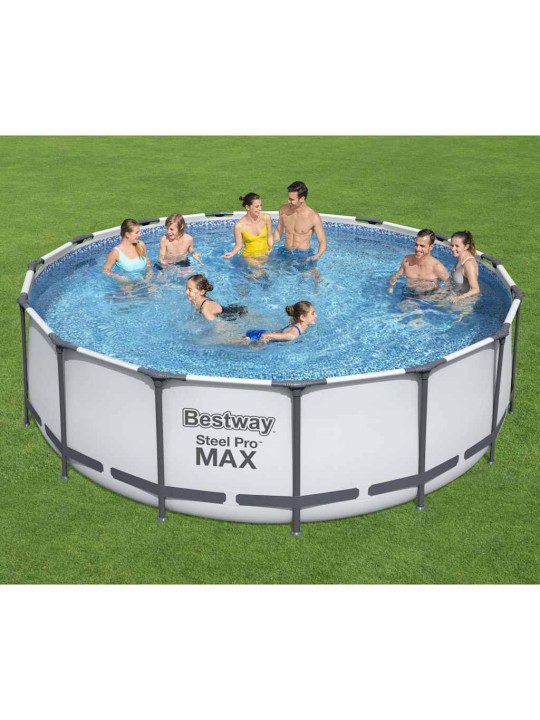 Bestway bazénový set steel pro max kruhový 457 x 122 cm