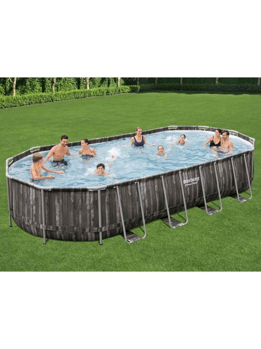 Bestway bazénový set oválný 7,32 x 3,66 x 1,22 m