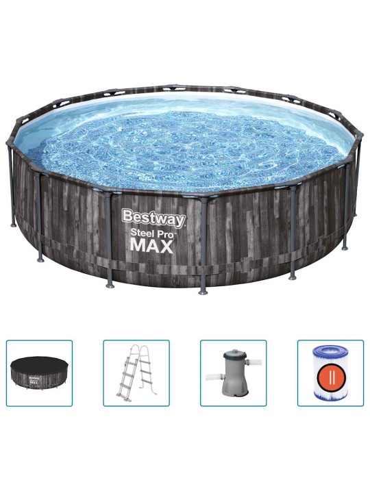 Bestway bazénový set steel pro max kulatý 427 x 107 cm