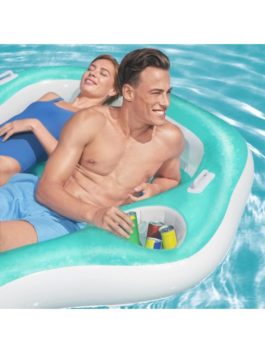 Bestway Dvojité designové nafukovací lehátko 224 x 174 cm