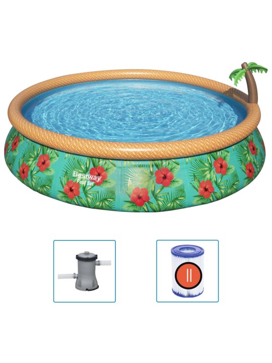 Bestway Fast Set Nafukovací bazénový set Paradise Palms 457 x 84 cm