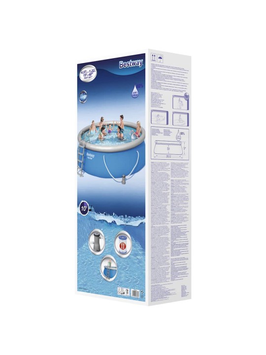 Bestway nafukovací bazénový set fast set kruhový 457 x 122 cm