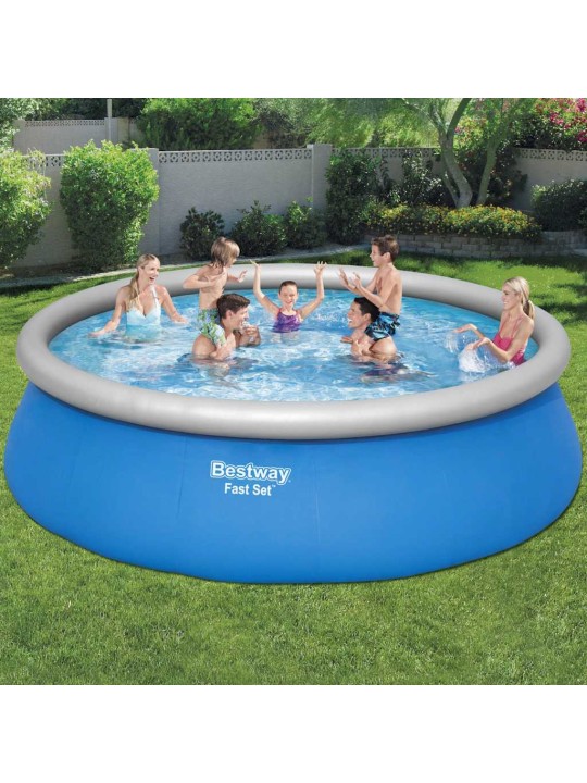 Bestway nafukovací bazénový set fast set kruhový 457 x 122 cm