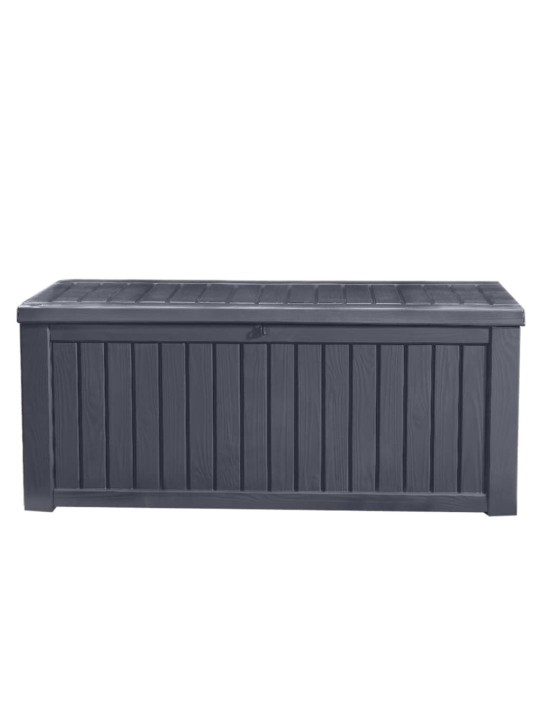 Keter zahradní úložný box rockwood 570 l antracitový