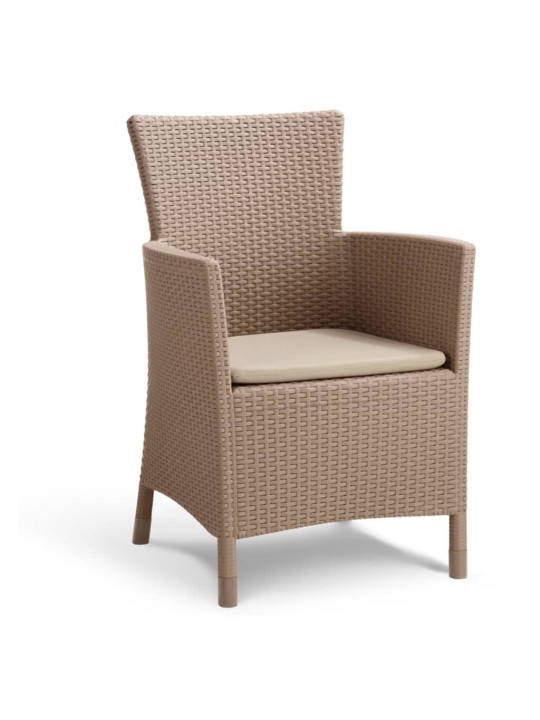 Keter Zahradní jídelní set 3 kusy Iowa cappuccino 224383