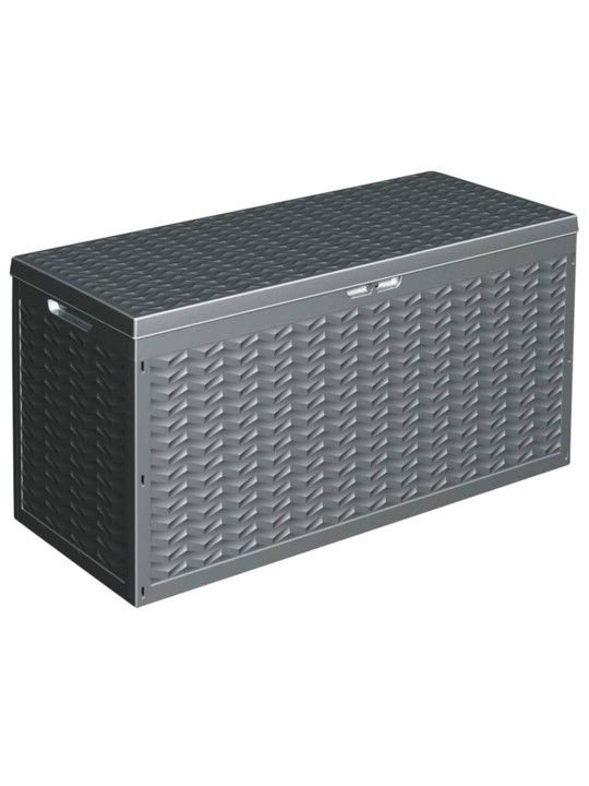 ProGarden Zahradní úložný box s rukojetí 300 l šedý