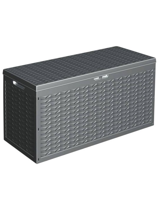 ProGarden Zahradní úložný box s rukojetí 300 l šedý
